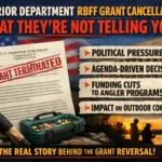 Interior Department RBFF Grant Cancellation